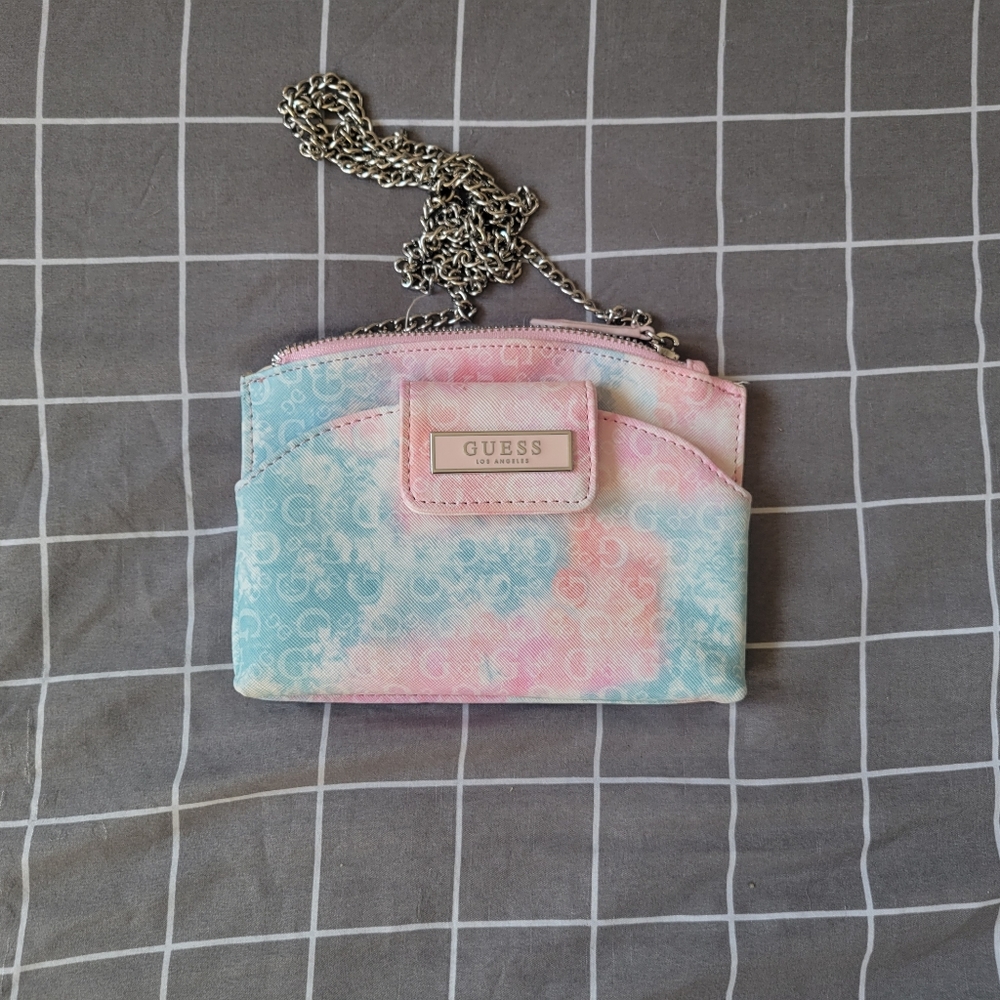 pastel guess mini crossbody bag / purse